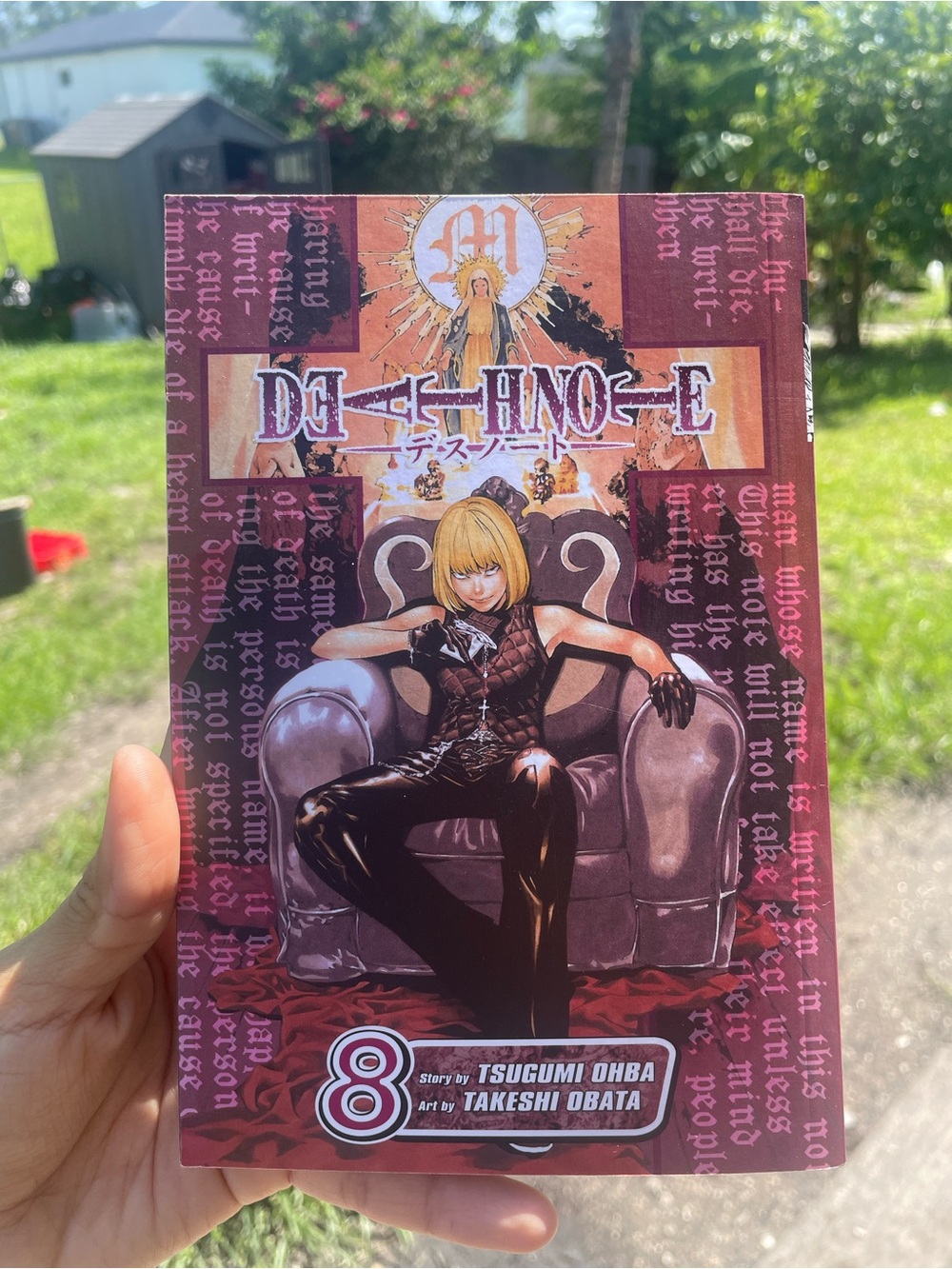 Manga Death Note Volume 8 - Black, Blonde, Maroon Cover